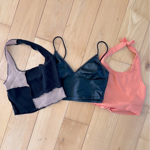 SHEIN Bundle Of 3 Crop Tops XS - Picture 1 of 14